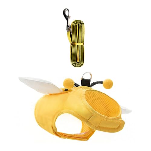 HAPINARY Einstellbare Katze Leine Set Kätzchen Weste Für Outdoor Walking Haustier Weste Geschirre Katze Und Leine von HAPINARY