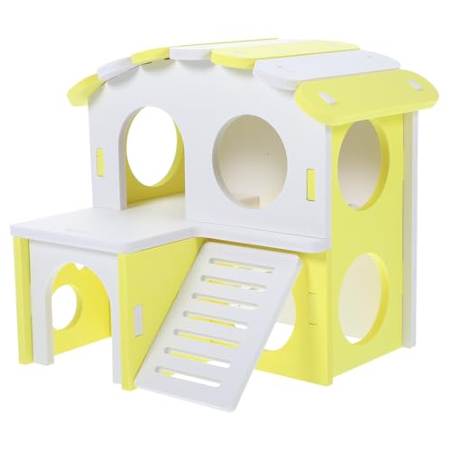 HAPINARY Doppelstöckiges Meerschweinchenhaus Mit Leiter PVC-versteck Für Meerschweinchen Zum Schlafen Und Entspannen HAPINARY Doppelstöckiges Meerschweinchenhaus Mit Leiter PVC-versteck Für Meerschweinchen Zum Schlafen Und Entspannen von HAPINARY