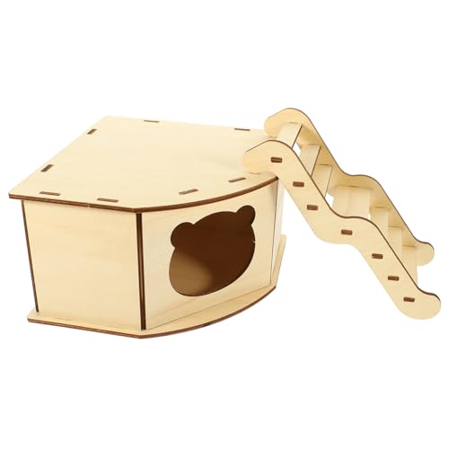 HAPINARY Selbst-Montage Hamster Chinchilla Holz Hütte Lustige Hamster Spielzeug Tier Versteck Leiter Für HAPINARY Selbst-Montage Hamster Chinchilla Holz Hütte Lustige Hamster Spielzeug Tier Versteck Leiter Für von HAPINARY
