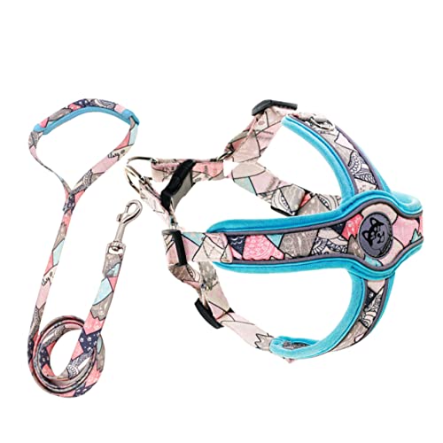 HAPINARY Hund Brustgurt Komfortable Weste Verstellbares Design Robuste Schnalle Atmungsaktiver Material Reflektierend Nachts Spazierengehen Haustier Traktion Leine HAPINARY Hund Brustgurt Komfortable Weste Verstellbares Design Robuste Schnalle Atmungsaktiver Material Reflektierend Nachts Spazierengehen Haustier Traktion Leine von HAPINARY