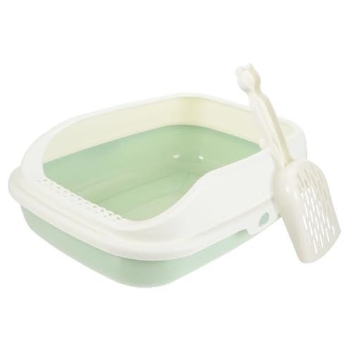 HAPINARY Katzenklo Für Kitten Offene Katzentoilette Mit Großen Fassungsvermögen Hohen Seitenwänden Haushalt HAPINARY Katzenklo Für Kitten Offene Katzentoilette Mit Großen Fassungsvermögen Hohen Seitenwänden Haushalt von HAPINARY