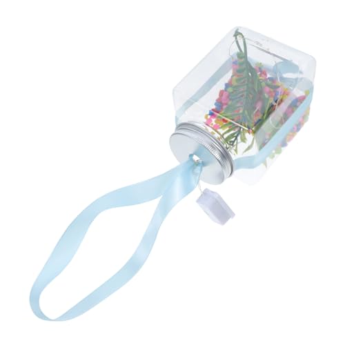 HAPINARY 1satz Fish Bowl Hydroponic Aquarium Mit Lampe Transparentes Design Für Kleine Fische Für Büro Und Wohnräume Dekorativ Und Sicher Mit Bunten Steinen Und Langlebiger Konstruktion von HAPINARY