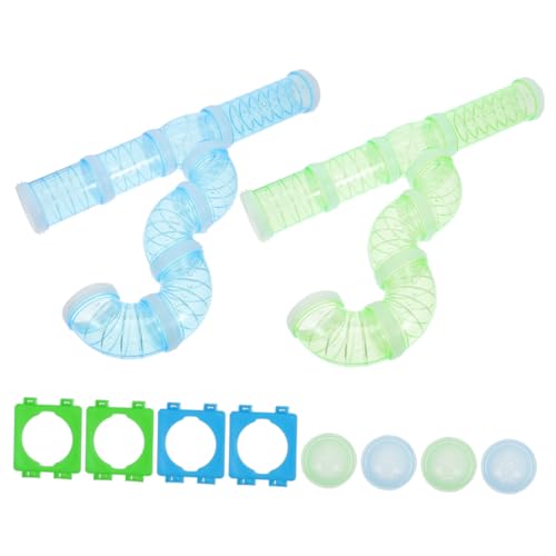 HAPINARY 1 Set Hamster DIY Labyrinth, DIY Hamster Labyrinth Werkzeug, Hamsterröhren Und Tunnel, Hamsterspielzeug, Hamstertunnelröhre, Hamsterkäfig Tunnel, Meerschweinchenkäfigröhre, von HAPINARY