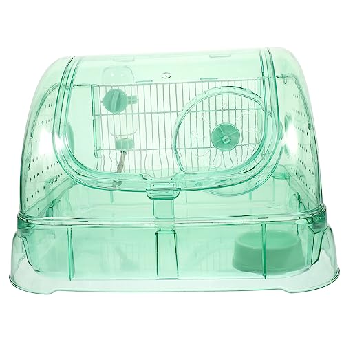 HAPINARY 1 Set Hamsterkäfig Meerschweinchen Zubehör Transparenter Hamster Koffer Kleiner Haustierbehälter Meerschweinchen Koffer Haustierkäfig Tragbarer Hamster Koffer von HAPINARY