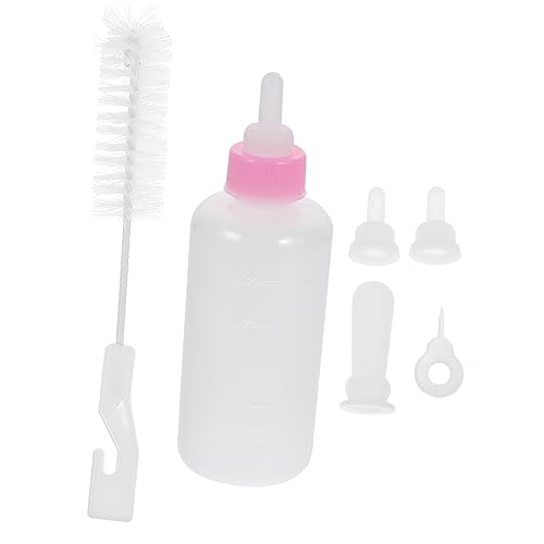 HAPINARY 1 Set Haustier Flaschenset, Kleines Katzenfutter, Katzen Flaschen, Milchflasche Für Haustiere, Welpenmilchbehälter, Kleine Haustier Flasche, Futterflasche Für Haustiere, Haustier von HAPINARY