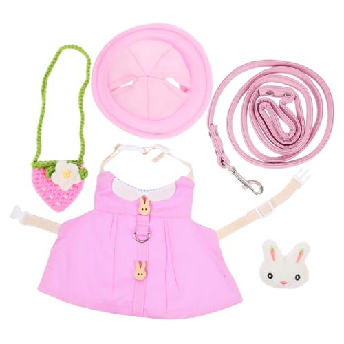 HAPINARY Haustier-Outfit Kleintier-Kleidungsset Meerschweinchen Mit Leine Modischer Ausflug Bequeme Tasche Mütze Für Aktivitäten von HAPINARY