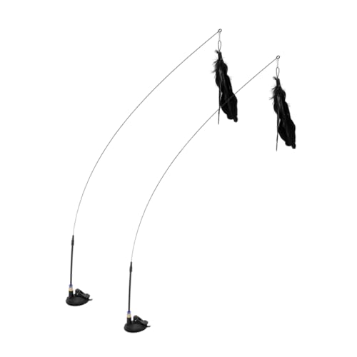HAPINARY 1 Set Katzenangel Mit Saugnapf, Feder Teasing Spielzeug, Interaktives Teasing Spielzeug, Teasing Sticks Für Haustiere, Interaktive Teasing Stäbe, Katzen Teasing Stäbe, Langes HAPINARY 1 Set Katzenangel Mit Saugnapf, Feder Teasing Spielzeug, Interaktives Teasing Spielzeug, Teasing Sticks Für Haustiere, Interaktive Teasing Stäbe, Katzen Teasing Stäbe, Langes von HAPINARY