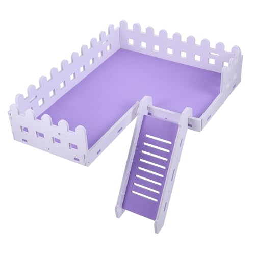 HAPINARY Hamsterplattform Aus Holz Spielzeug Für Hamster Plattform Mit Rampe Innenbereich Zubehör Hamsterbrett Für Käfig von HAPINARY