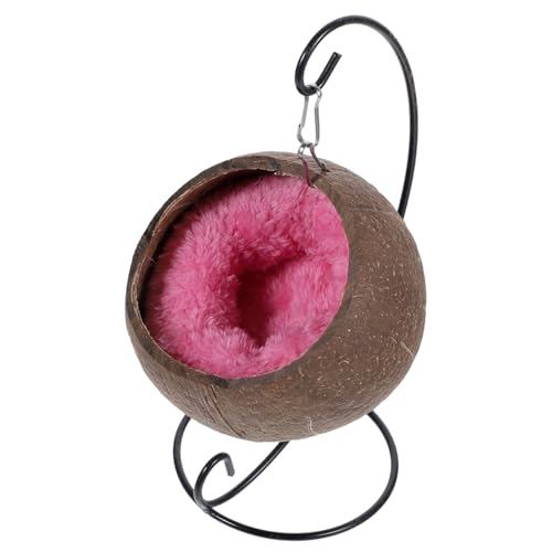 HAPINARY Hängendes Kokosnuss-Kleintierbett Versteck für Meerschweinchen weiches und bequemes Nest einfach aufzubauen HAPINARY Hängendes Kokosnuss-Kleintierbett Versteck für Meerschweinchen weiches und bequemes Nest einfach aufzubauen von HAPINARY