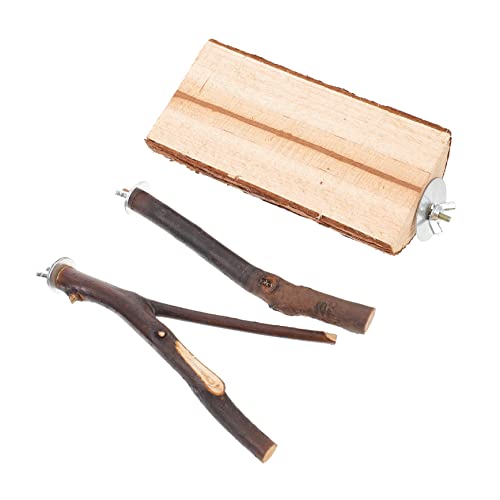 HAPINARY Papagei Spielzeug Set Sittich Ständer Spielzeug Papagei Beißen Spielzeug Vogel Sitzstangen Holzständer Papagei Spielplatz HAPINARY Papagei Spielzeug Set Sittich Ständer Spielzeug Papagei Beißen Spielzeug Vogel Sitzstangen Holzständer Papagei Spielplatz von HAPINARY