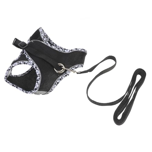 HAPINARY Hunde-spazierweste Welpengeschirr Verstellbar Leicht Aus Polyester Mit Leine Für Training Und Joggen Im Freien HAPINARY Hunde-spazierweste Welpengeschirr Verstellbar Leicht Aus Polyester Mit Leine Für Training Und Joggen Im Freien von HAPINARY