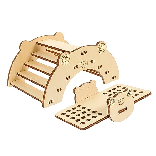HAPINARY 1 Set Schaukel Wippenspielzeug, Hamsterzubehör, DIY Hamsterspielzeug, DIY Hamsterwippe, Hamster, DIY Brücke, DIY Spielzeug Für Hamster, Biegsame Hamsterbrücke, Hamsterzubehör, DIY von HAPINARY
