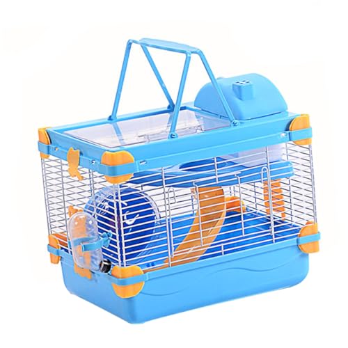 HAPINARY Hamstervilla Haustier-hamsterkäfig Stabiles Acrylmaterial Orange Doppelschichtige Villa Mit Spielbereich HAPINARY Hamstervilla Haustier-hamsterkäfig Stabiles Acrylmaterial Orange Doppelschichtige Villa Mit Spielbereich von HAPINARY
