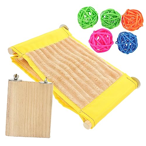 HAPINARY Meerschweinchen Hängematte Set Hamster Spielzeug Gemütliches Ruhenest Für Haustiere HAPINARY Meerschweinchen Hängematte Set Hamster Spielzeug Gemütliches Ruhenest Für Haustiere von HAPINARY