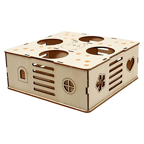 HAPINARY Haustier Übung 1pc Hamster Holz Tunnel Treppen Spielzeug Für von HAPINARY