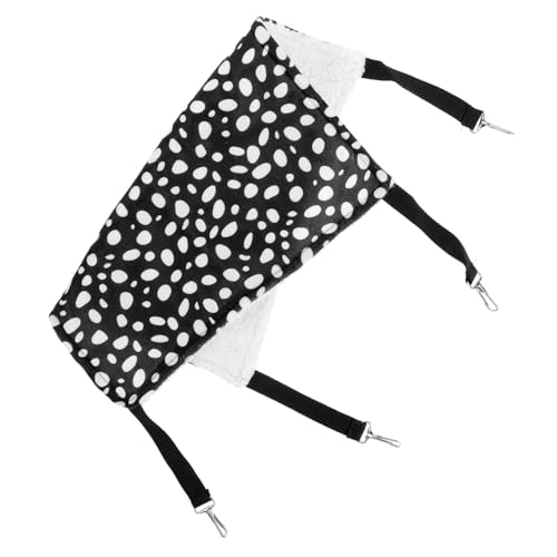 HAPINARY Hängematte Für Katzen Zum Aufhängen Für Käfig Haustier Katzenbett Plüsch-Fleece Doppelseitig Schlafunterlage Atmungsaktiv 35 X 35 cm Schwarz HAPINARY Hängematte Für Katzen Zum Aufhängen Für Käfig Haustier Katzenbett Plüsch-Fleece Doppelseitig Schlafunterlage Atmungsaktiv 35 X 35 cm Schwarz von HAPINARY