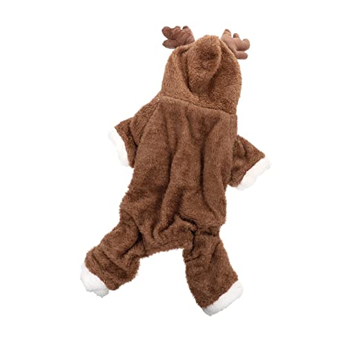 HAPINARY 1 Stück Haustierkleidung Tierkostüm Tier-Kapuzenpullover Hunde-Kapuzenpullover Für Kleine Hunde Weihnachts-Hunde-Outfit Urlaubs-Hundekostüm Warme Outfits Kleidung Für von HAPINARY