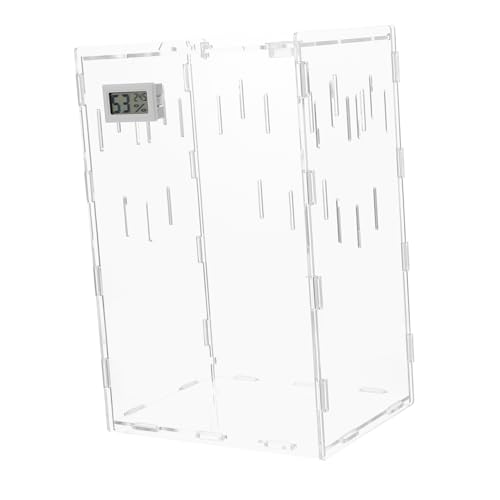 HAPINARY Kletternde Futterbox für Haustiere Zuchtboxen für Reptilien Aus Acryl Platzsparend und Stabil Beobachtungsfenster Belüftung HAPINARY Kletternde Futterbox für Haustiere Zuchtboxen für Reptilien Aus Acryl Platzsparend und Stabil Beobachtungsfenster Belüftung von HAPINARY
