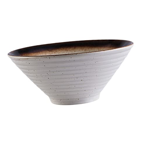 HAPINARY Keramik-Ramen-schüssel Japanischer Stil Schüssel Für Reisnudeln Dessert 7 5 Zoll Große Schüssel Gold-Finish HAPINARY Keramik-Ramen-schüssel Japanischer Stil Schüssel Für Reisnudeln Dessert 7 5 Zoll Große Schüssel Gold-Finish von HAPINARY