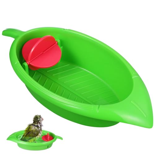 HAPINARY Innovative Badewanne Für Papageien Vögel Haustierbadewanne Vogeldusche Robustes Badewannenspielzeug von HAPINARY