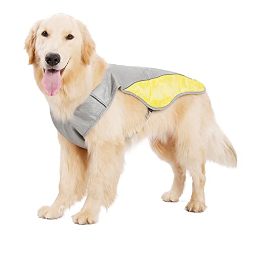 HAPINARY 1stk Verdunstungsweste Für Hunde Outdoor-Jacke Kühlweste Für Haustiere Kühljacke Für Haustiere Reflektierender Sicherheitsmantel Kühlendes Hundegeschirr Hundeweste Sommerkleid Luft von HAPINARY