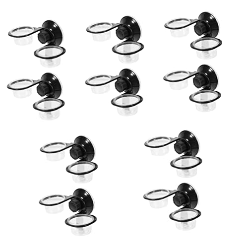 HAPINARY 10 STK Haustier Vogeltränke Reptilienschale Multifunktionaler Reptiliennapf Zubehör Für Gecko-Tanks Mit Haube Wurm-lebendfutterbehälter Wasserschale Für Den Haushalt Black Plastik HAPINARY 10 STK Haustier Vogeltränke Reptilienschale Multifunktionaler Reptiliennapf Zubehör Für Gecko-Tanks Mit Haube Wurm-lebendfutterbehälter Wasserschale Für Den Haushalt Black Plastik von HAPINARY