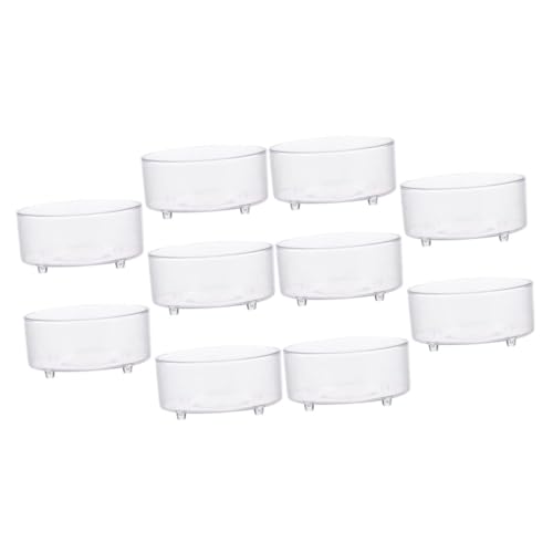 HAPINARY 10 Stück Reptiliennapf für Futter und Wasser Transparent Multifunktional Wiederverwendbar für Terrarien HAPINARY 10 Stück Reptiliennapf für Futter und Wasser Transparent Multifunktional Wiederverwendbar für Terrarien von HAPINARY