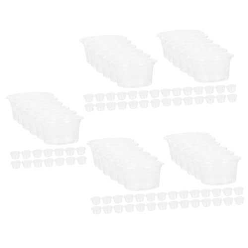 HAPINARY 100 STK Wasserkasten Für Reptilien Reptilienwasserschale Für Den Täglichen Gebrauch Crested Gecko Food Cups Futternapf Für Reptilien Reptilienschale Gecko-Essen Transparent Plastik HAPINARY 100 STK Wasserkasten Für Reptilien Reptilienwasserschale Für Den Täglichen Gebrauch Crested Gecko Food Cups Futternapf Für Reptilien Reptilienschale Gecko-Essen Transparent Plastik von HAPINARY
