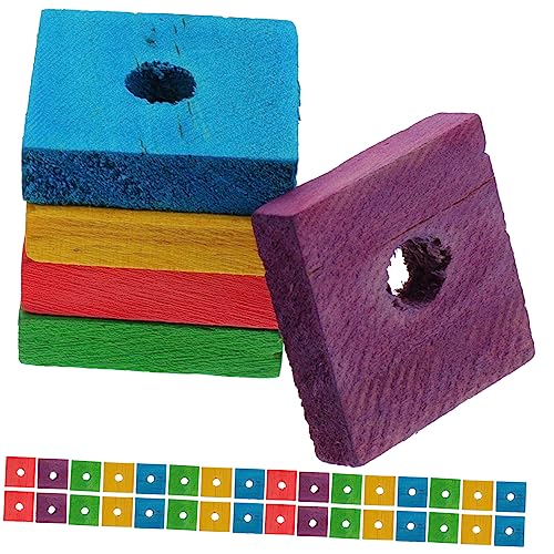 HAPINARY 100 Stück Papageien Holzchip Spielzeug Vogelspielzeug Beißspielzeug DIY Für Kleine Vögel HAPINARY 100 Stück Papageien Holzchip Spielzeug Vogelspielzeug Beißspielzeug DIY Für Kleine Vögel von HAPINARY