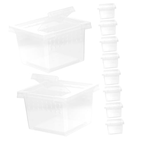 HAPINARY 10stücke Reptilien-futterbox Mit Belüftungslöchern Transparente Futterbox Für Spinnen Skorpione Eidechsen Und Geckos Aus Stabilem Kunststoff Leicht Zu Reinigen Warten HAPINARY 10stücke Reptilien-futterbox Mit Belüftungslöchern Transparente Futterbox Für Spinnen Skorpione Eidechsen Und Geckos Aus Stabilem Kunststoff Leicht Zu Reinigen Warten von HAPINARY