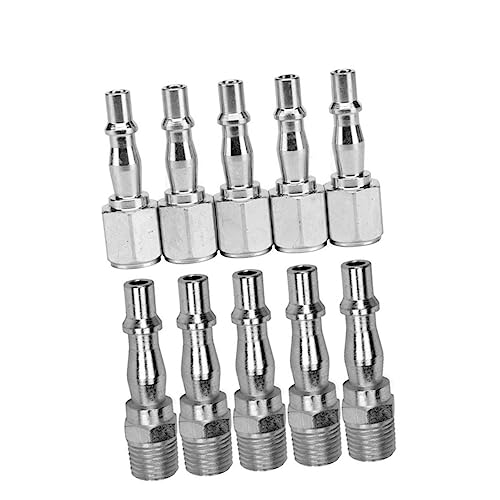 HAPINARY 1/4 Mini Schraube Pneumatische Luft Schlauch Anschlüsse Set Minderer Gerade Anschlüsse Armaturen von HAPINARY