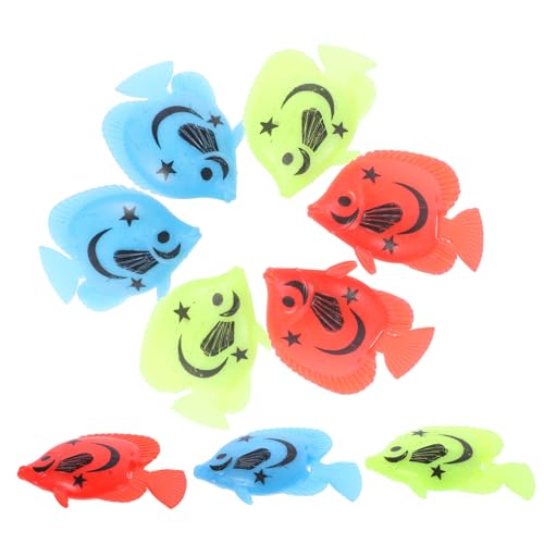 HAPINARY 10st Realistischer Goldfisch Kidzrobotix Plastikspielzeugfisch Fischtankdekoration Schwimmende Aquariumdekoration Falsches Fisch Schwimmende Fische Kind Roboter Gefälschter Fisch von HAPINARY