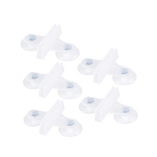 HAPINARY Plattenclip 10st Saugnäpfe Für Glas Saugnapf Aus Glas Fischtank-plattenclip Plattenklemme Für Aquarien Trennplattenklemme Plattenklemme Für Fischbecken Weiß Aquarium Luft von HAPINARY