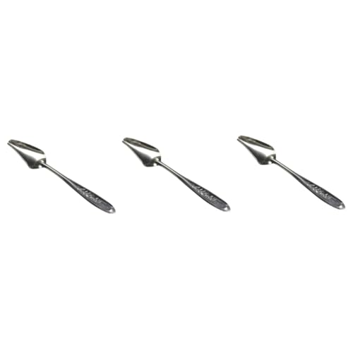 HAPINARY 3er-Sets Vogelfütterungslöffel Spezielles Design für Papageien Leicht Zu Reinigen Futterlöffel für Haustiere 4 Stück X 3 von HAPINARY