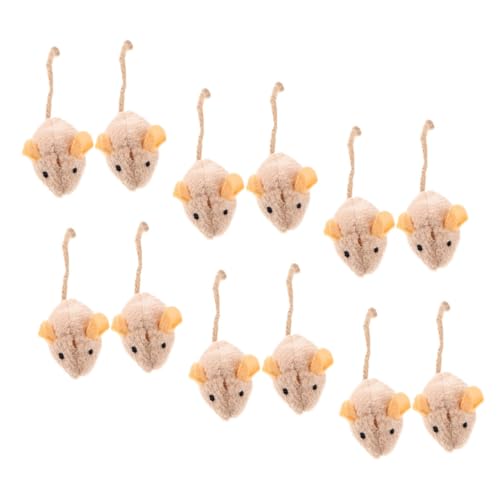 HAPINARY 12er-Pack Katzenspielzeug Für Indoor-mäuse Katzenspielzeug Aus Plüsch Interaktives Spielzeug Für Kätzchen Katzen Zahnungsspielzeug Kauspielzeug-Set HAPINARY 12er-Pack Katzenspielzeug Für Indoor-mäuse Katzenspielzeug Aus Plüsch Interaktives Spielzeug Für Kätzchen Katzen Zahnungsspielzeug Kauspielzeug-Set von HAPINARY