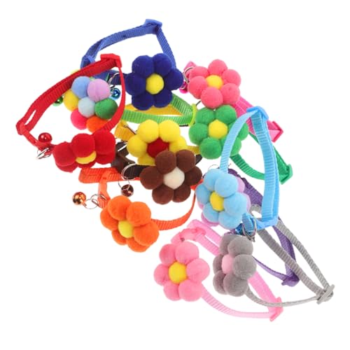 HAPINARY 12 Stück Teiliges Verstellbare Hundehalsbänder mit Blumenmotiv Hautfreundliches Material für Mittelgroße Hunde und Katzen Modische für Spaziergänge Partys und Besondere Anlässe HAPINARY 12 Stück Teiliges Verstellbare Hundehalsbänder mit Blumenmotiv Hautfreundliches Material für Mittelgroße Hunde und Katzen Modische für Spaziergänge Partys und Besondere Anlässe von HAPINARY