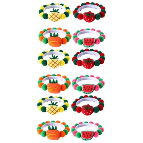 HAPINARY 12 Stück Teiliges Verstellbarer Katzenhalsband mit Fruchtigem Design Niedliches Hundehalsband für und Dekoratives für Partys und Ananas Wassermelone HAPINARY 12 Stück Teiliges Verstellbarer Katzenhalsband mit Fruchtigem Design Niedliches Hundehalsband für und Dekoratives für Partys und Ananas Wassermelone von HAPINARY