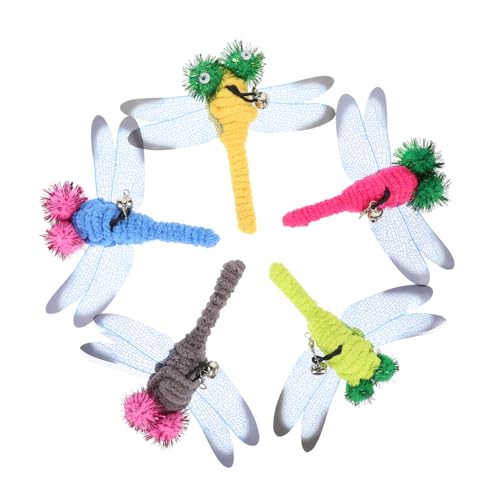 HAPINARY 15stücke Interaktive Katzenspielzeug Dragonfly Ersatzköpfe Für Katzenangel Langlebig Und Sicher Fördert Spielspaß Bindung Zwischen Katze Und Besitzer HAPINARY 15stücke Interaktive Katzenspielzeug Dragonfly Ersatzköpfe Für Katzenangel Langlebig Und Sicher Fördert Spielspaß Bindung Zwischen Katze Und Besitzer von HAPINARY