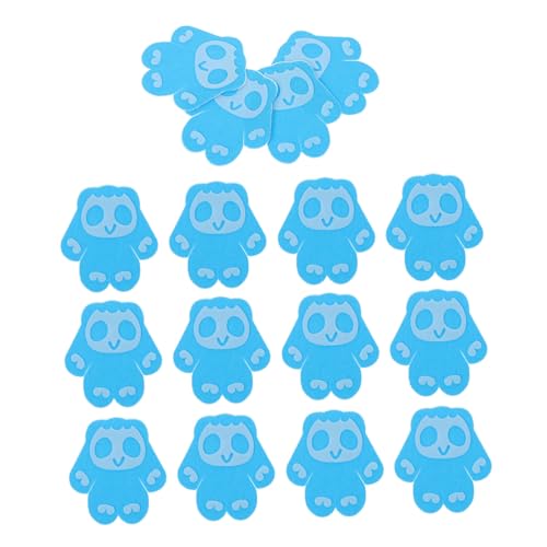 HAPINARY 16 Stück Teiliges Hundepfoten-schutzpads Atmungsaktive Hautfreundliche rutschfeste Haftauflagen für Hunde Unsichtbare Pfotenschutz-Sticker für Outdoor Parkettböden und Käfige von HAPINARY