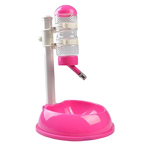 HAPINARY Automatischer Futterspender für Haustiere Abnehmbarer Napf Wasserspender für Hunde leicht zu reinigen Rosarot HAPINARY Automatischer Futterspender für Haustiere Abnehmbarer Napf Wasserspender für Hunde leicht zu reinigen Rosarot von HAPINARY