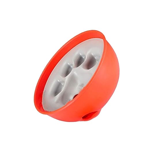 HAPINARY 1pc Pet Feeder Bowl Für Hund Langsam Schüssel Verhindert Langsames Feeder Orange Material HAPINARY 1pc Pet Feeder Bowl Für Hund Langsam Schüssel Verhindert Langsames Feeder Orange Material von HAPINARY