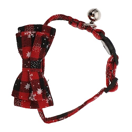 HAPINARY 1Stk Halsband Weihnachts-Haustier-Fliege Welpe Fliege weihnachtsdeko tierische bescherung Kätzchenhalsbänder verstellbare Welpenhalsbänder für Weihnachtshalsbänder für Hunde von HAPINARY