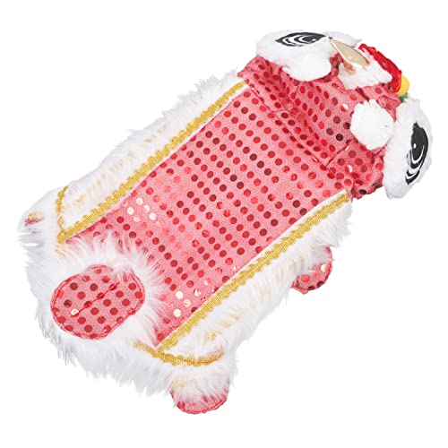 HAPINARY Hautfreundliche Hundekleidung Rotes Tanzlöwenkostüm Für Haustiere Für Fotografie-Requisiten HAPINARY Hautfreundliche Hundekleidung Rotes Tanzlöwenkostüm Für Haustiere Für Fotografie-Requisiten von HAPINARY