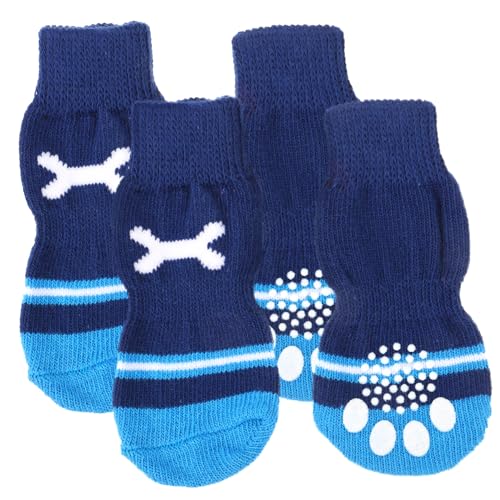 HAPINARY 2 Paar Haustiersocken Kompakte Hundesocken Pfotenschutz Für Kleine Hunde Hundebedarfssocken Für Hunde Welpenbedarf Verschleißfeste Baumwollsocken Tragbarer Hundepfotenschutz HAPINARY 2 Paar Haustiersocken Kompakte Hundesocken Pfotenschutz Für Kleine Hunde Hundebedarfssocken Für Hunde Welpenbedarf Verschleißfeste Baumwollsocken Tragbarer Hundepfotenschutz von HAPINARY