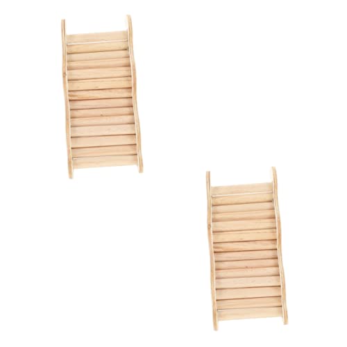 HAPINARY 2stücke Holz Hamster Kletterleiter Für Kleintiere Sicheres Und Langlebiges Spielzeug Mit Runden Kanten Für Hamster Meerschweinchen Und Ratten Installieren Käfigdekoration HAPINARY 2stücke Holz Hamster Kletterleiter Für Kleintiere Sicheres Und Langlebiges Spielzeug Mit Runden Kanten Für Hamster Meerschweinchen Und Ratten Installieren Käfigdekoration von HAPINARY