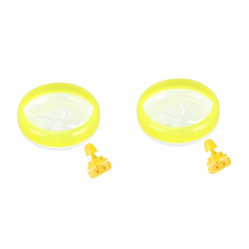 HAPINARY 2 Stück Laufrad Für Haustiere 14 cm Pp Leises Hamster-laufrad – Stabil Und Für Die Montage Im Haustierkäfig Kein Lärm von HAPINARY