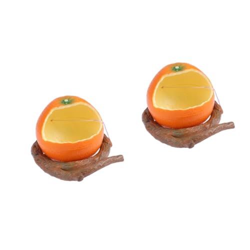 HAPINARY 2 Stücke Kunststoff Material Orange Vögel Feeder Pet Feeder Installieren Funktion Für Papageien von HAPINARY
