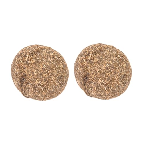 HAPINARY 2 STÜCK Cat Ball Natürliche Katzenminze Bällchen Kätzchenspielzeug Kauartikel zur Beruhigung und Zahnpflege für Hauskatzen HAPINARY 2 STÜCK Cat Ball Natürliche Katzenminze Bällchen Kätzchenspielzeug Kauartikel zur Beruhigung und Zahnpflege für Hauskatzen von HAPINARY