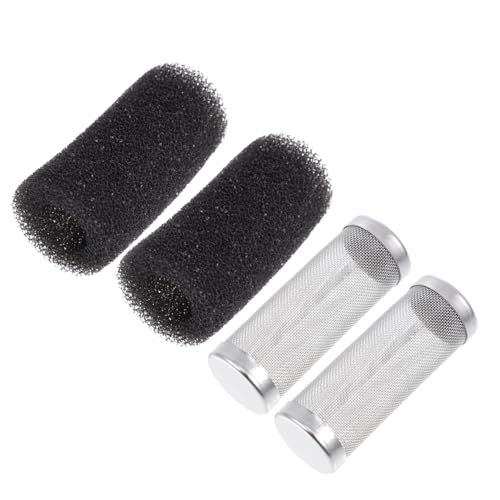 HAPINARY 2 Sets Mesh-Abdeckung für Aquarium Edelstahl Einlass-/Auslassschutz Einfach zu installierende Aquarium-Filterabdeckung von HAPINARY