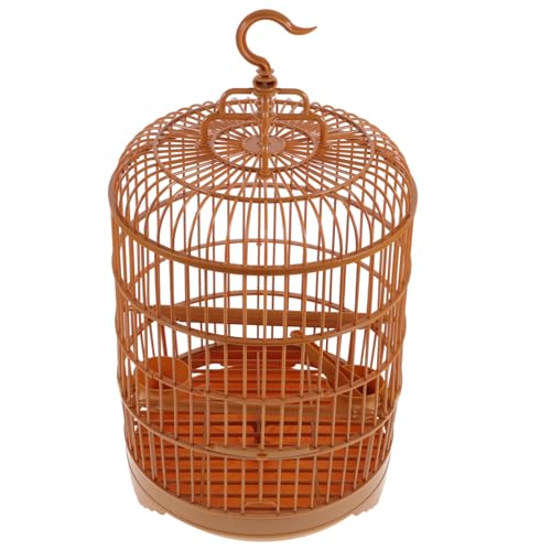 HAPINARY 2 Sets Papageien-vogelkäfig Runder Kunststoffkäfig Für Sittiche Große Kapazität Leicht Zu Reinigen Für Unzertrennliche Haustier-vogelkäfig von HAPINARY